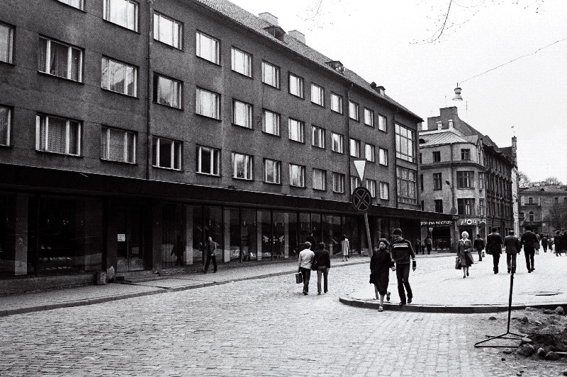 Vaade Harju tänavale.