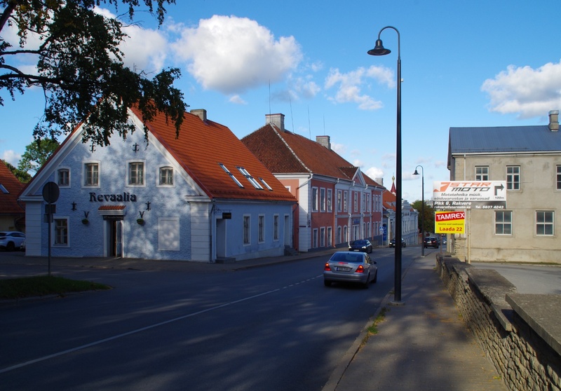 Tänav Rakveres. rephoto