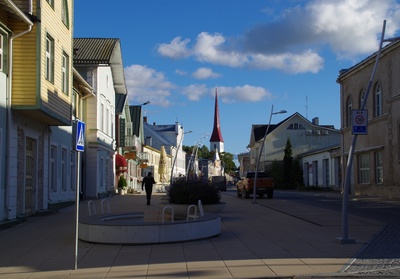 Tänav Rakveres. rephoto