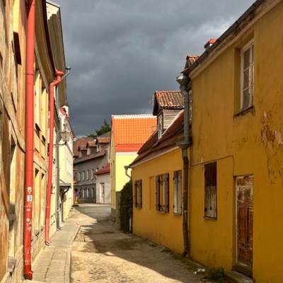 „Vanalinn“ - Tallinn. Vaade vanalinna tänavale. rephoto