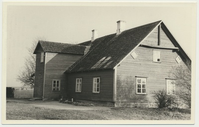 foto, Karksi khk, Maie koolimaja, 1957  duplicate photo