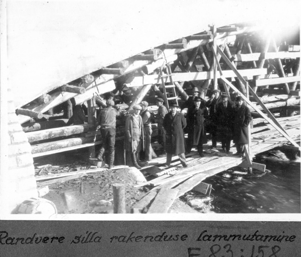Foto Randvere sild, ehitus 1929