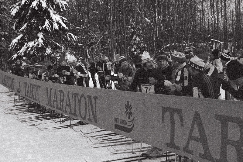 Talvetrall Põlvas. Kääriku-Tartu maraton.