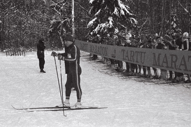 Talvetrall Põlvas. Kääriku-Tartu maraton.