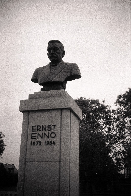 Kirjanik Ernst Enno monument.