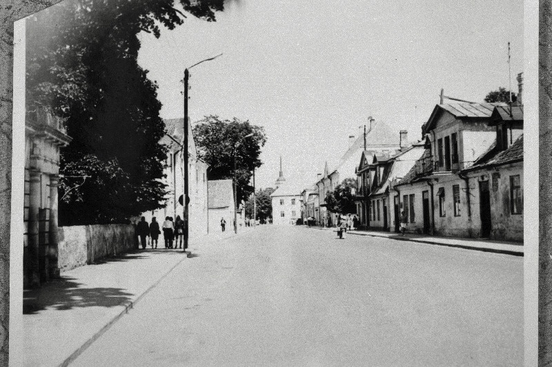 Vaade Kingissepa (Kuressaare) tänavale.