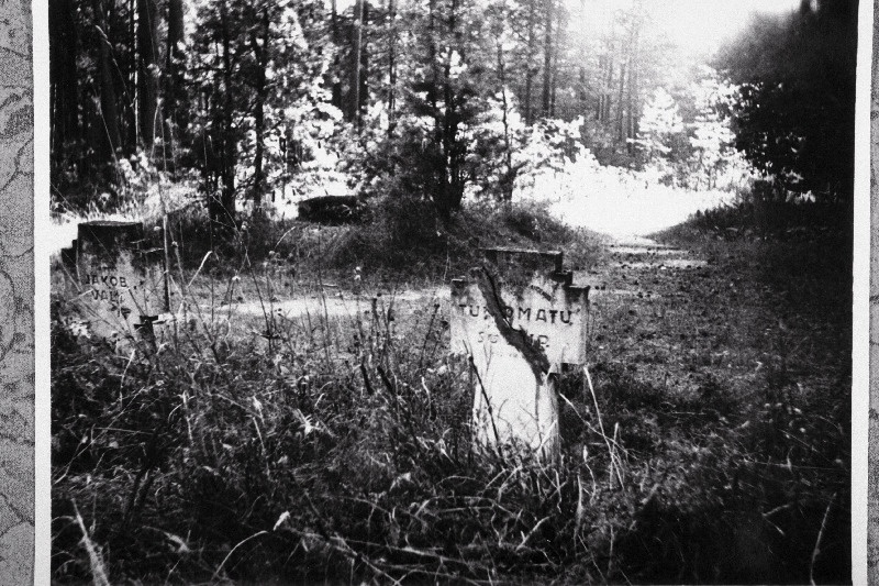 Vaade unustatud haudadele Võru kalmistul.