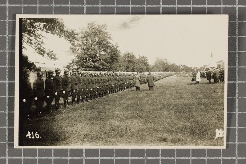 Langenud kadettide mälestussamba avamine Tondil 1924