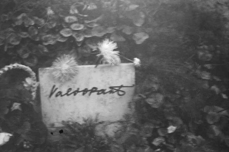 Ajakirjanik Valdo Pandi hauakivi Metsakalmistul.