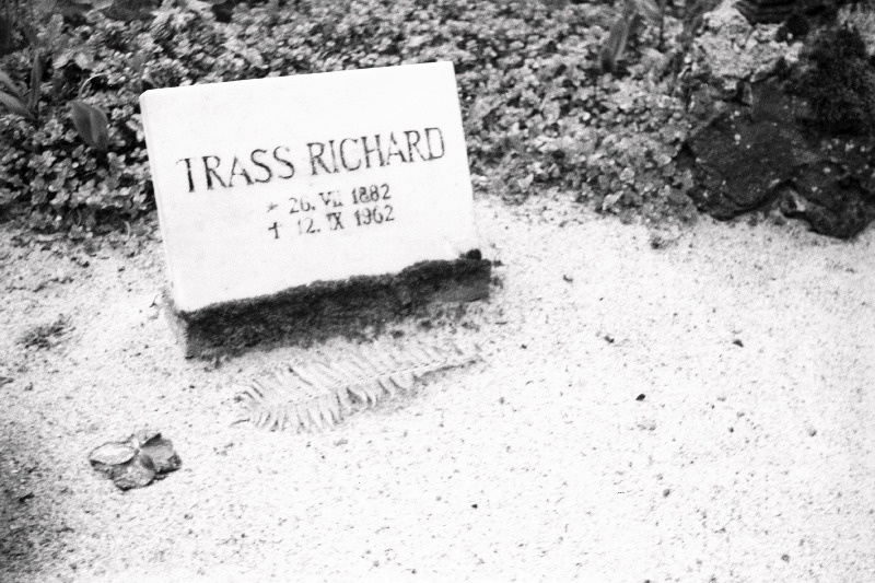Inseneri ja tõlkija Richard Trassi hauakivi Siselinna Vana-Kaarli kalmistul.