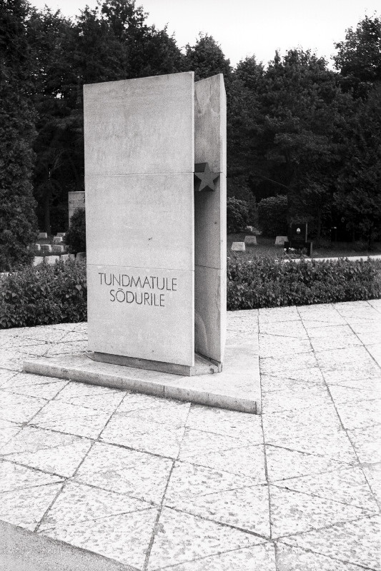 Mälestusmärk tundmatule sõdurile Siselinna Sõjaväekalmistul.