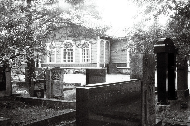 Vaade Rahumäe juudi kalmistule.