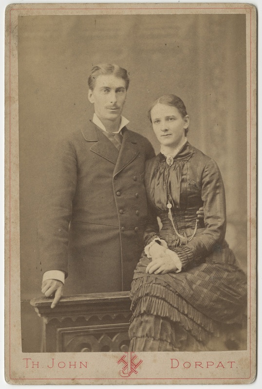 Parun Ernst Drachenfels abikaasaga (snd Engelhardt)