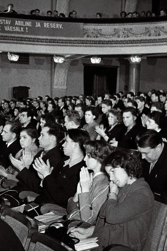 Vaade saali ELKNÜ X kongressi ajal.