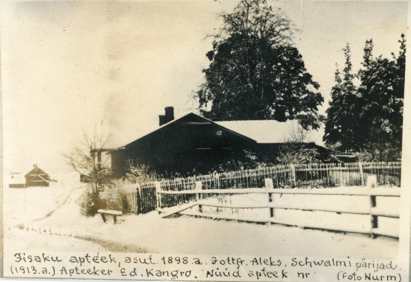 Iisakus, apteek, asutatud 1898. a