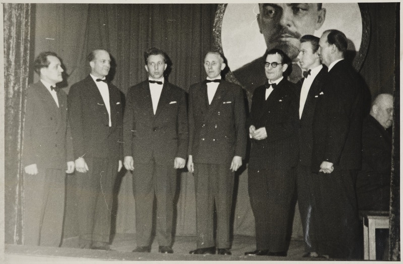 Tallinna vagunijaoskond: lauljad esinemas, 1950.-1960. aastad.