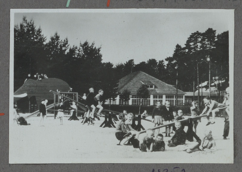 Eesti raudtee: lapsed Vääna-Jõesuu pioneerilaagris vaba aega veetmas, 1950. aastad