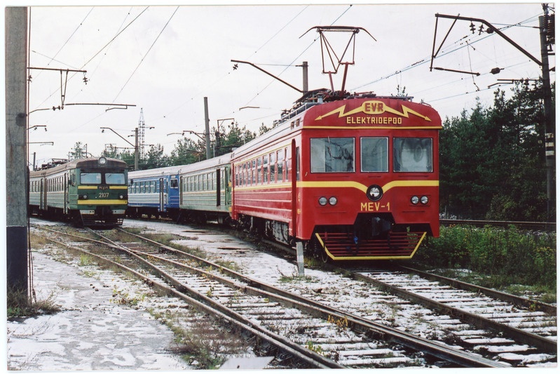 Manöövrielektrivedur MEV-1 Pääskülas, 18.10.1997, foto: Aare Adamson