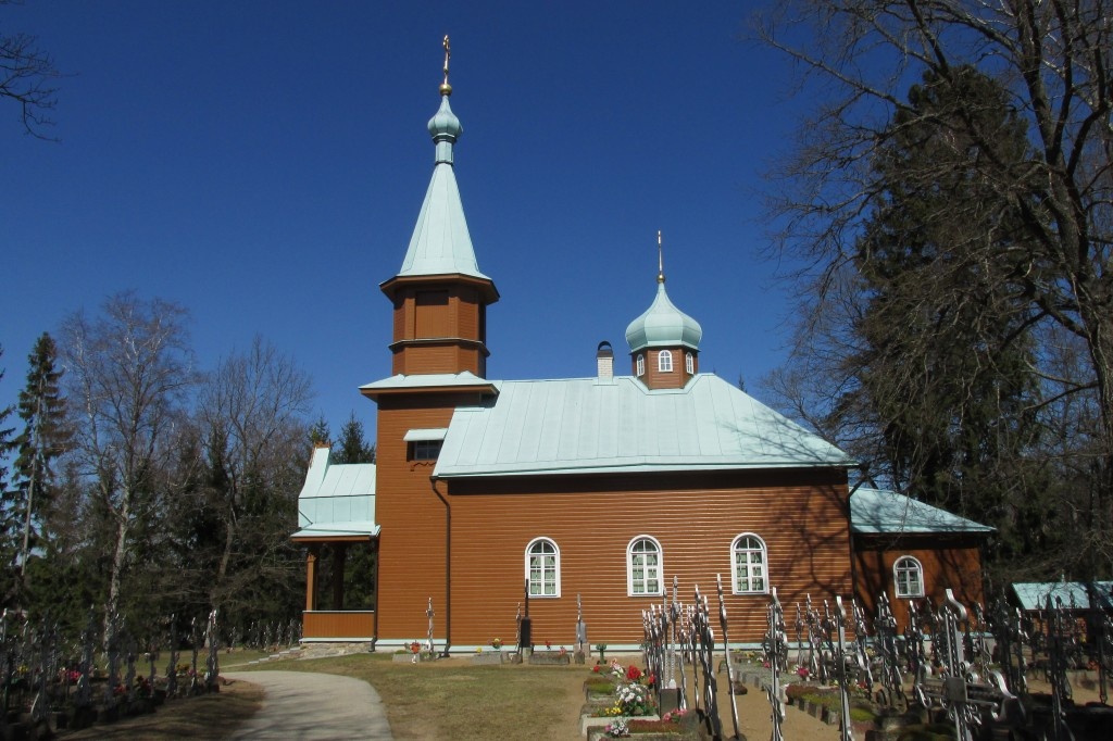 Kuremäe monastery cemetery church, 19th century.