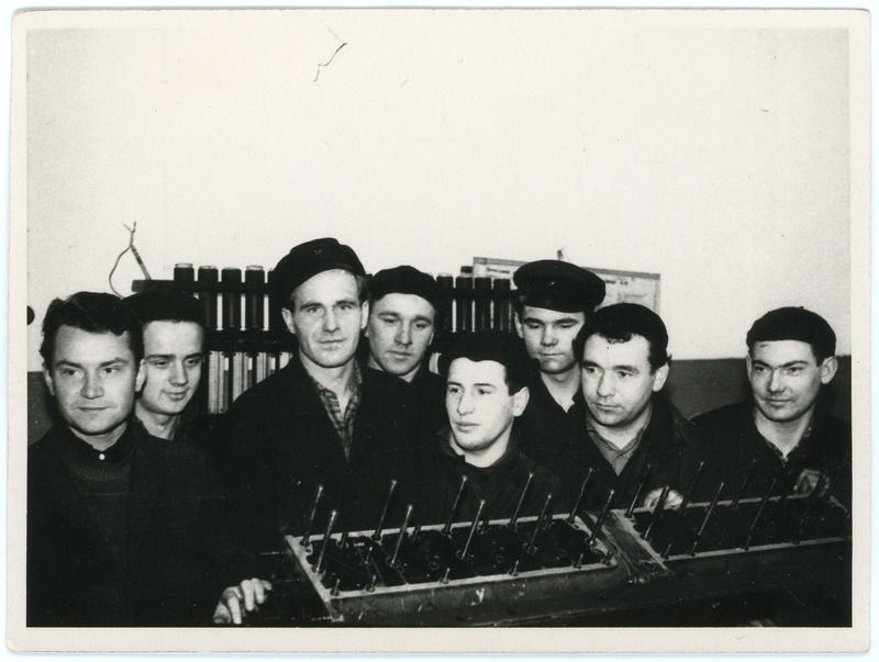 Rühm Tallinna veduridepoo töölisi, 1960. aastad