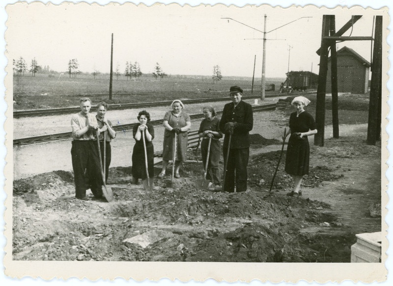 Hoogtöö Saue jaamas, taamal pagasiait, 1960. aastad