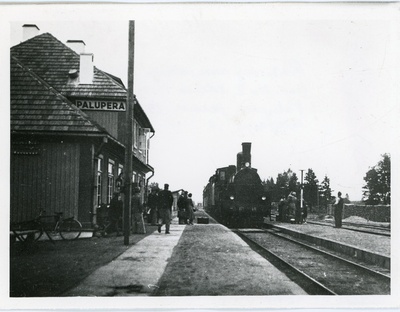 Reisirong auruveduriga Nk 40 Palupera jaamas, 1938  duplicate photo