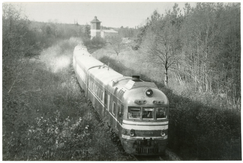 Haapsalu-Turba diiselrong D1-388 Haapsalus, oktoober 1985, foto: Ilmar Adamson