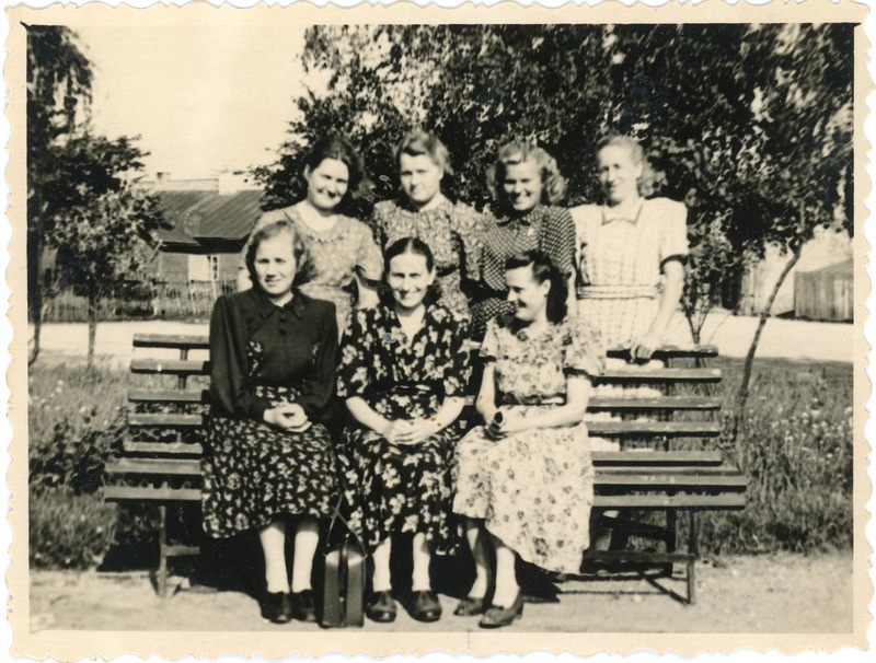 Rühm Haapsalu jaama naistöötajaid, 1950. aastad