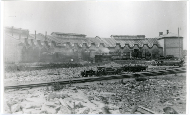 Vaade Nõmme-Väike veduridepoole, 1920. aastate algus