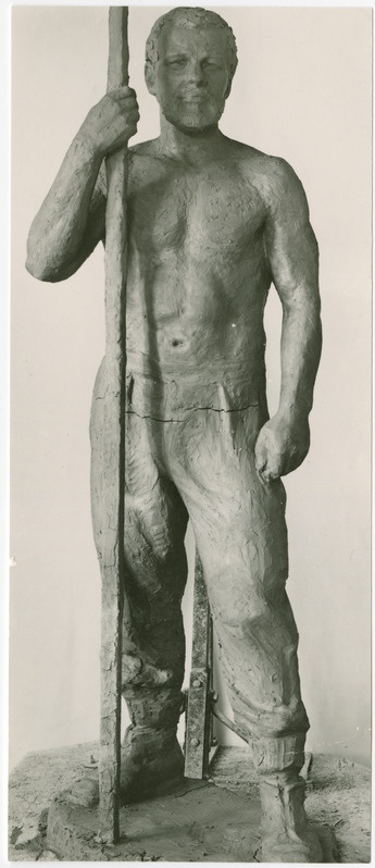 Teose "Maamõõtja" esialgne savimudel