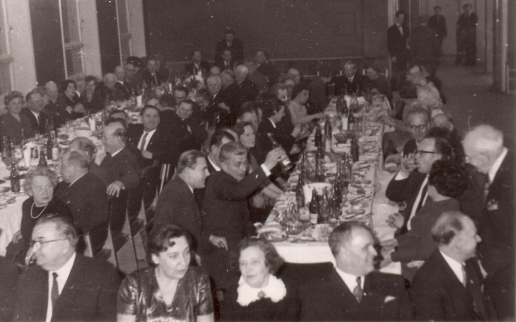 Tallinna Spordiveteranide Koondise 10. aastapäeva pidu 1968