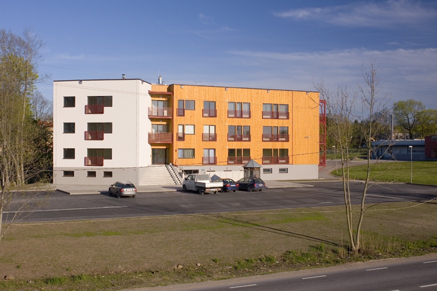 Elamu ja Harku aleviku keskus, 7 vaadet hoonetele. Arhitektid Riho Hürden (Tehnogen) ja Indrek Allmann (AB Pluss)