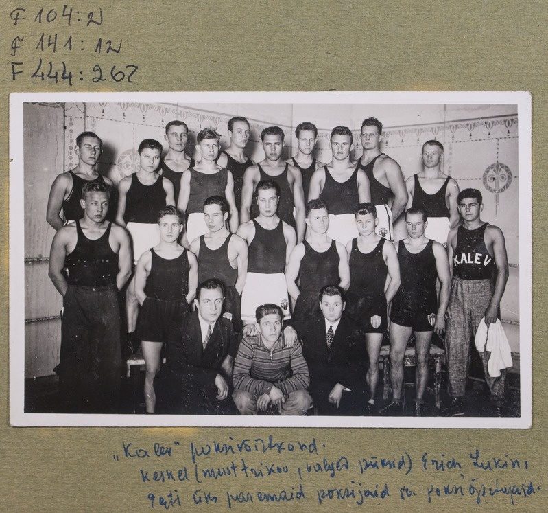 Tartu ja Tallinna Kalevi poksijad