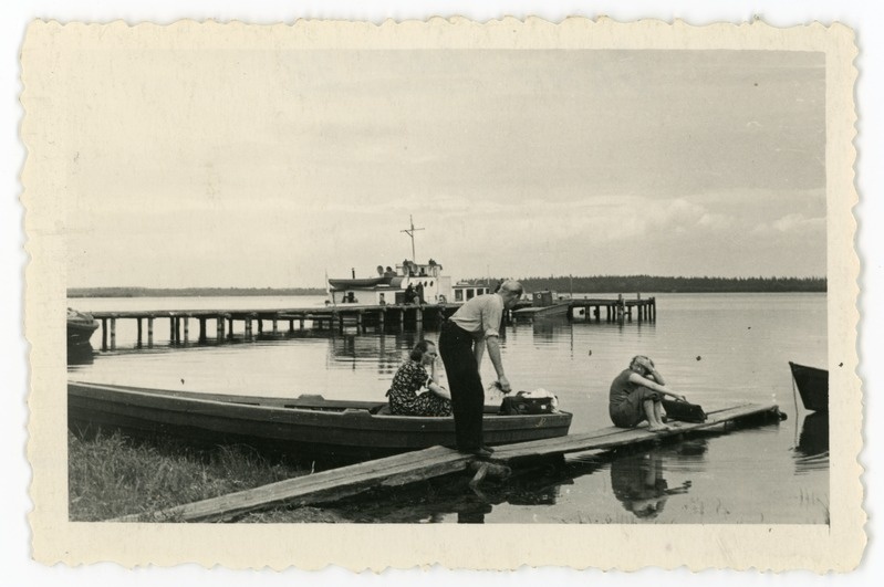 Valdai järve ääres 1955. a