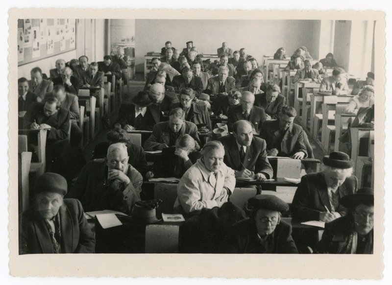 Marksismi-leninismi õhtuülikool. Dialektiline ja ajalooline materialism, 1951. a