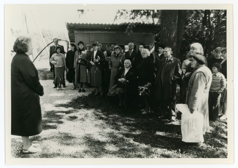 Mälestustahvli avamine Julius ja Reinhold Marki sünnitalul