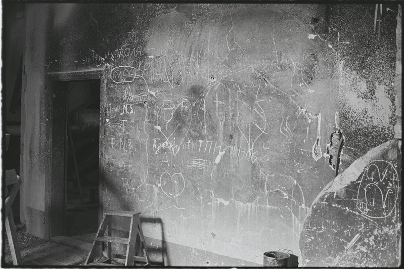 Tartu ülikooli peahoone kartseri seina joonised. Juuni 1977. a.