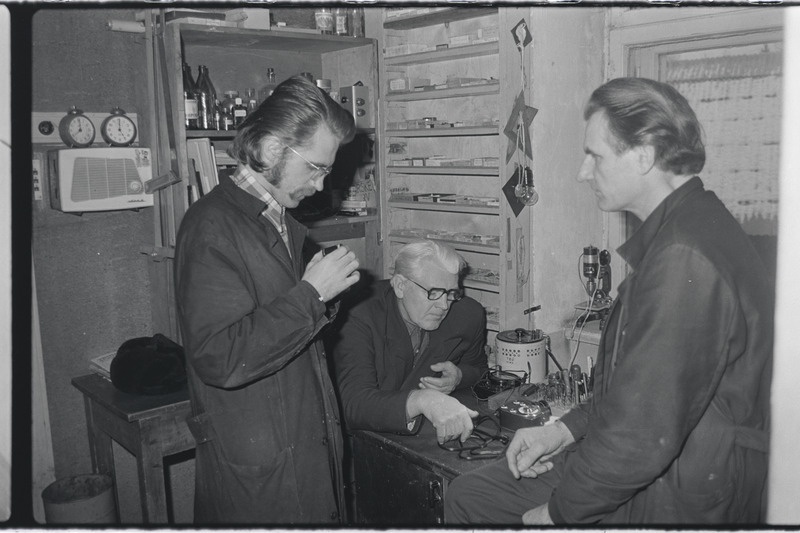Tartu ülikooli kino- ja fotolaboratoorium. November 1977. a.