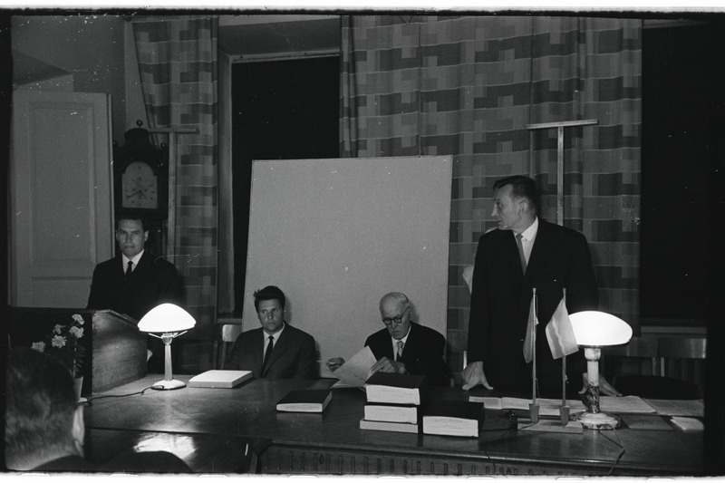 Teadustöö kaitsmine Tartu ülikoolis 1968. a.