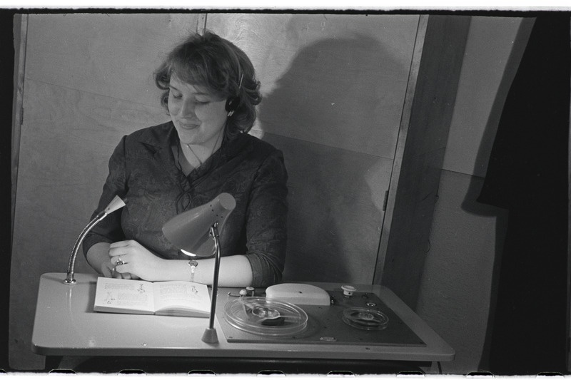 Tartu ülikooli raadiostuudios 1968. a.