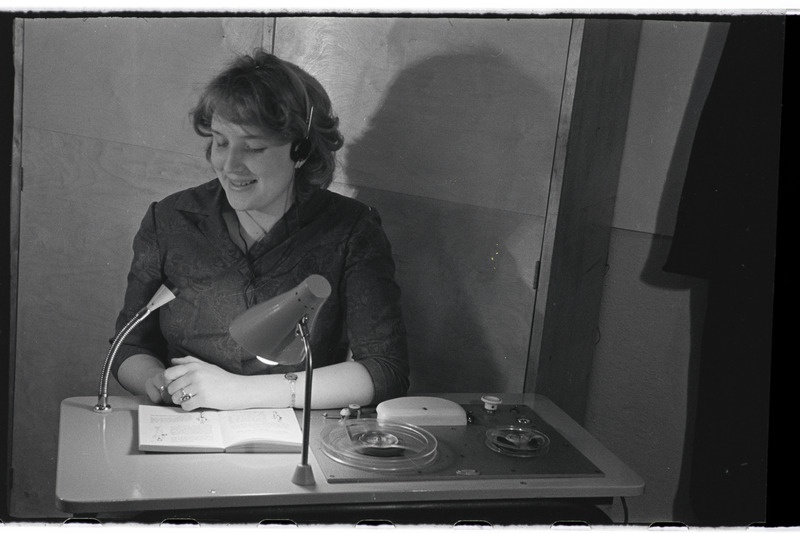 Tartu ülikooli raadiostuudios 1968. a.