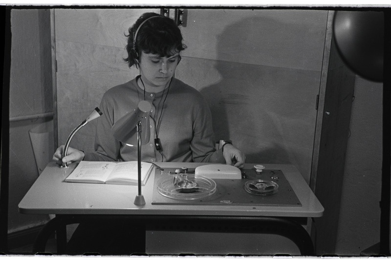Tartu ülikooli raadiostuudios 1968. a.