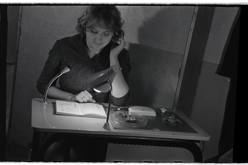 Tartu ülikooli raadiostuudios 1968. a.