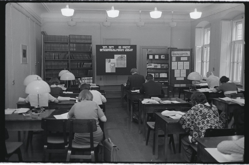 Tartu ülikooli filosoofia kateeder. Juuni 1977. a.