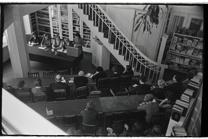 Tartu ülikooli teadusliku raamatukogu konverents 1965. a. Teaduslikus raamatukogus ja Õpetatud Nõukogu saalis