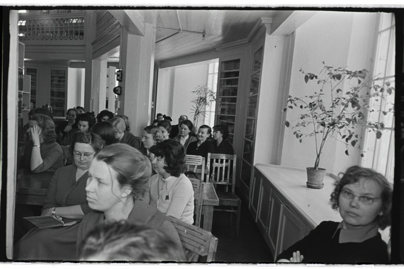 Tartu ülikooli teadusliku raamatukogu konverents 1965. a. Teaduslikus raamatukogus ja Õpetatud Nõukogu saalis