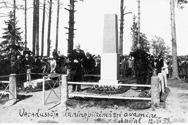 Vabadussõja Priske lahingu mälestussamba avamine