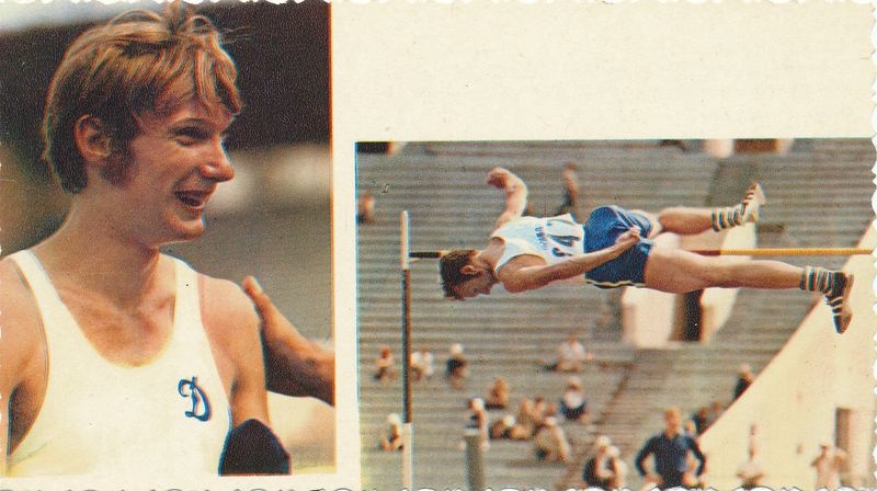 Jüri Tarmaku portree ja hüpe