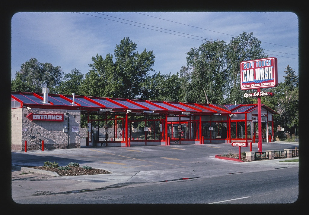 Car wash, Colfax Avenue (Route 40), Denver, Colorado (LOC)