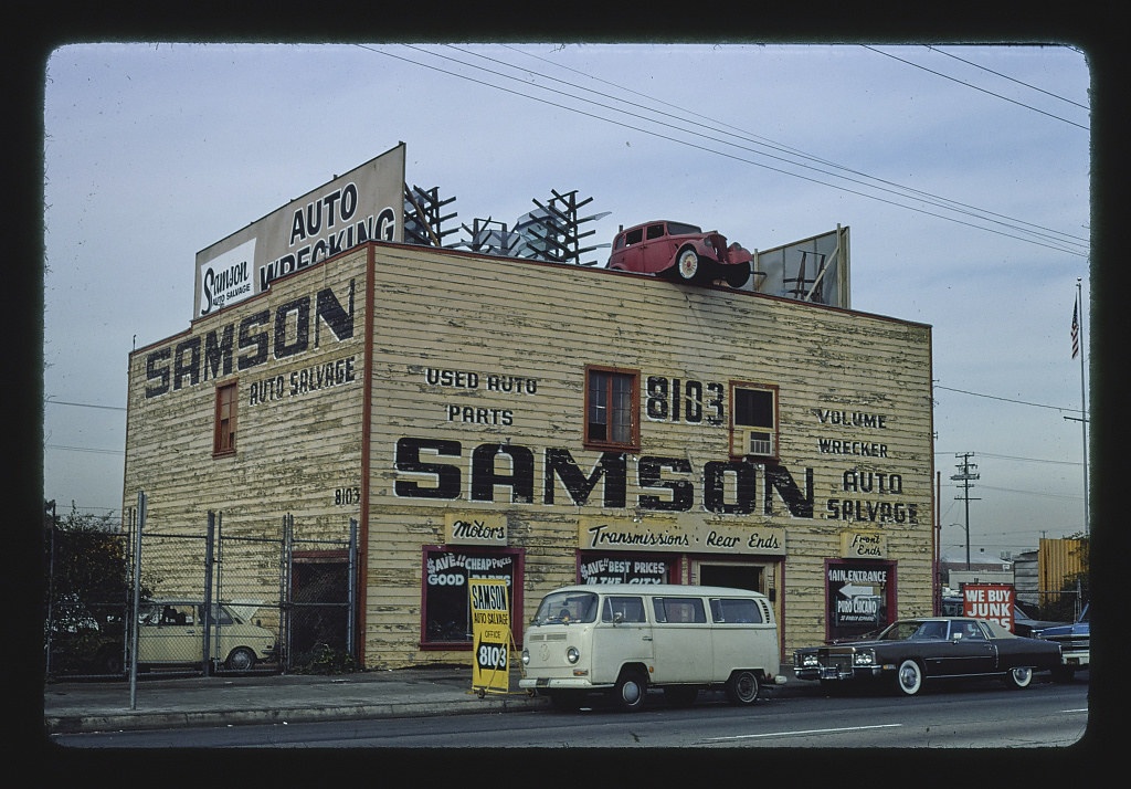 Samson Auto Salvage, 8103 S. Alameda, Los Angeles, California (LOC)